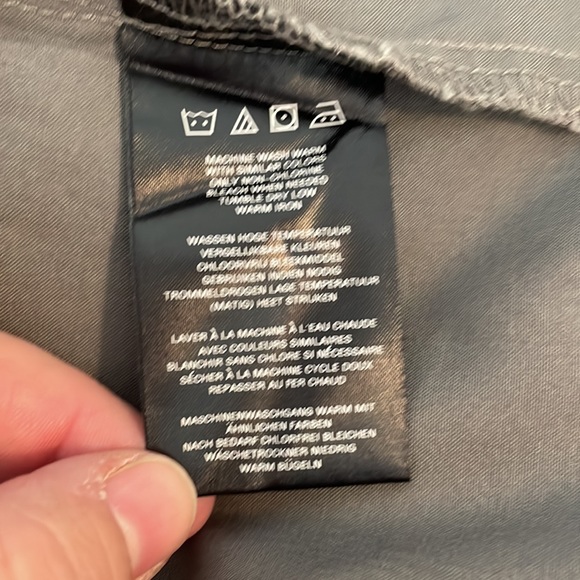 Harley Davidson gray collar button-down short sleeve shirt size 2 XL - Picture 6 of 6